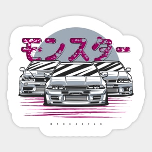 Skiline GTR generations Sticker